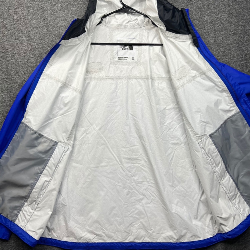 The North Face Jacket Mens XL Blue Black Hyvent Venture NF0A4P8KEF1 Rain Coat - Picture 10 of 16